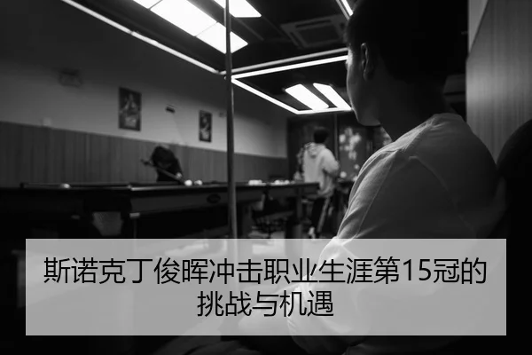 斯诺克丁俊晖冲击职业生涯第15冠的挑战与机遇